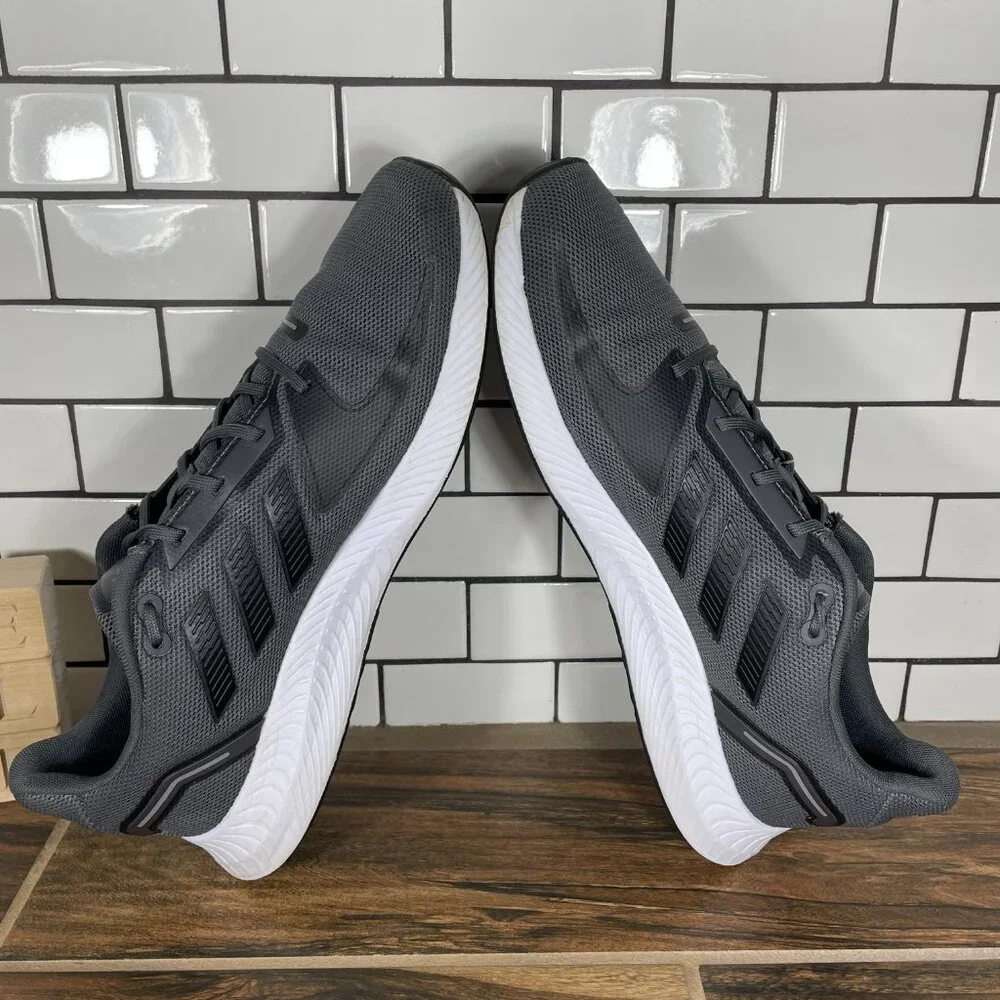 adidas Runfalcon 2.0 Mens Size 13 Running Shoes Gray Athletic Trainers Sneakers - Picture 5 of 16